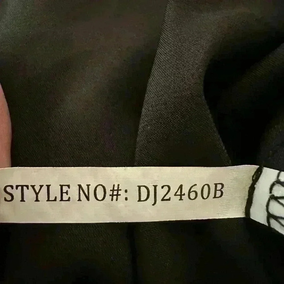 Daisy Black and White Bomber Women's Jacket (491) - Picture 9 of 9